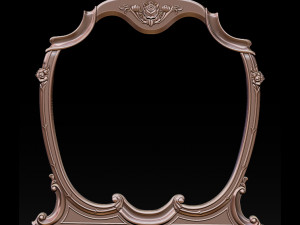classical carved frame Modello di stampa 3D