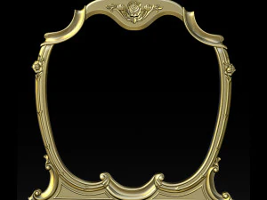 classical carved frame 3D Print Model