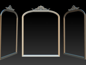 classical carved frame 3D Print Model