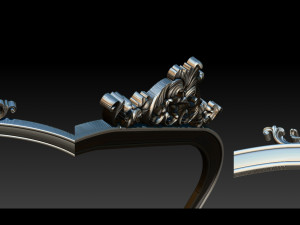 classical carved frame 3D 打印模型