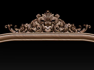 classical carved frame 3D Print Model