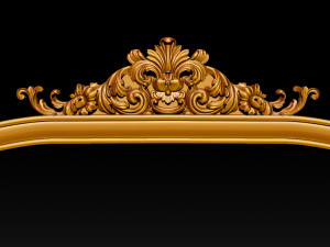 classical carved frame 3D 打印模型