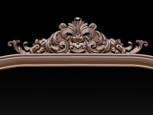 classical carved frame 3D 打印模型