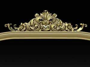 classical carved frame 3D 打印模型