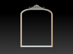 classical carved frame 3D 打印模型