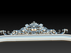 classical carved frame 3D 打印模型