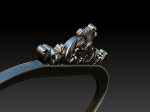 classical carved frame 3D 打印模型
