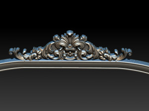 classical carved frame 3D 打印模型