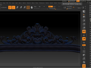 classical carved frame 3D 打印模型