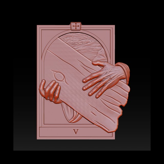 medium - station of cross v 3D Print Model .c4d .max .obj .3ds .fbx .stl .blend 