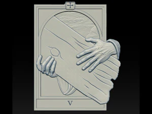 medium - station of cross v 3D Print Model