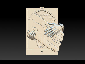 medium - station of cross v 3D Print Model