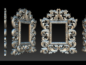 Classic mirror frame Model Cetak 3D