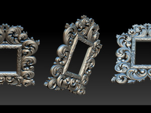 Classic mirror frame Model Cetak 3D