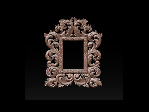 Classic mirror frame Model Cetak 3D