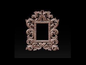 Classic mirror frame 3D Print Model