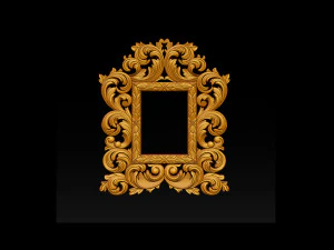 Classic mirror frame 3D Print Model