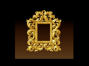 Classic mirror frame Model Cetak 3D
