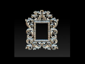 Classic mirror frame 3D Print Model