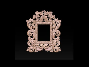 Classic mirror frame 3D Print Model