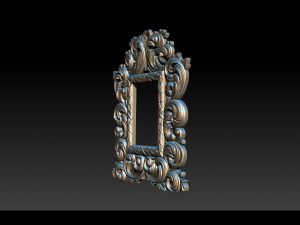 Classic mirror frame Model Cetak 3D