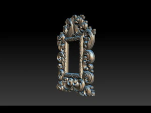 Classic mirror frame 3D Print Model