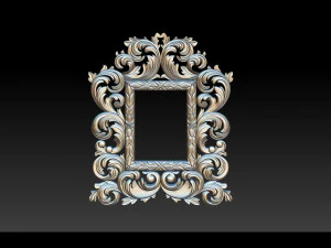 Classic mirror frame 3D Print Model