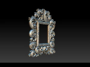 Classic mirror frame 3D Print Model