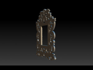 Classic mirror frame Model Cetak 3D