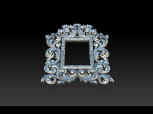 Classic mirror frame Model Cetak 3D