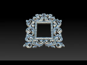 Classic mirror frame 3D Print Model