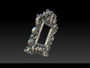 Classic mirror frame Model Cetak 3D