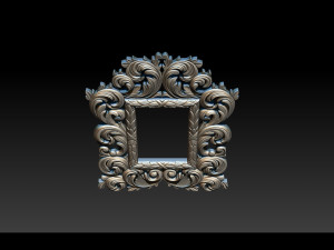 Classic mirror frame Model Cetak 3D