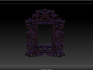 Classic mirror frame Model Cetak 3D