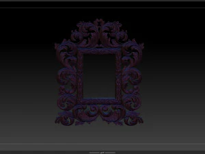 Classic mirror frame 3D Print Model