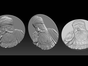Guru Nanak for CNC Router 3D Print Model