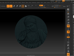 Guru Nanak for CNC Router 3D Print Model