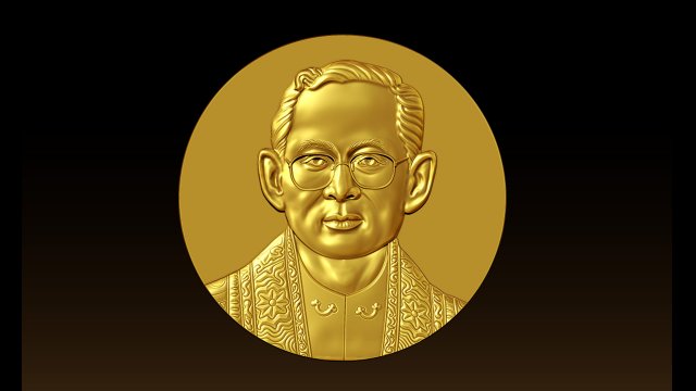Thailand King Bhumibol 3D Print Model .c4d .max .obj .3ds .fbx .stl .blend 