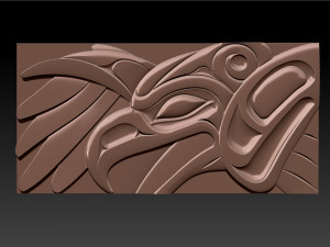 ThunderBird Carved Panel 3D प्रिंट मॉडल