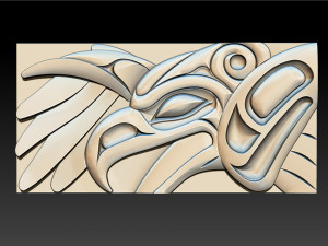 ThunderBird Carved Panel 3D प्रिंट मॉडल