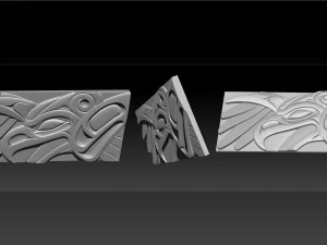 ThunderBird Carved Panel 3D Print Model