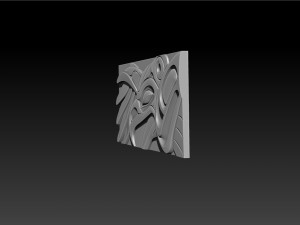 ThunderBird Carved Panel 3D प्रिंट मॉडल