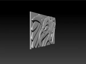 ThunderBird Carved Panel 3D Print Model