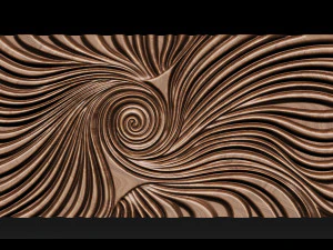 Wood relief carving model for CNC router 3D Print Model