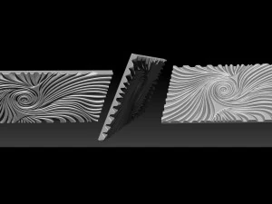 Wood relief carving model for CNC router 3D Print Model
