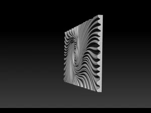 Wood relief carving model for CNC router 3D Print Model