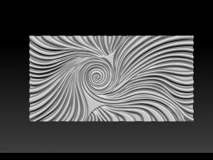 Wood relief carving model for CNC router 3D Print Model