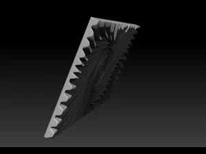 Wood relief carving model for CNC router 3D Print Model