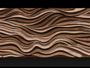 Wood relief carving model for CNC router 3D Принт Модель