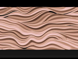 Wood relief carving model for CNC router 3D Print Model